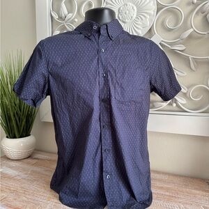 Ben Sherman Men’s Small Stretch Short Sleeve Button Down
